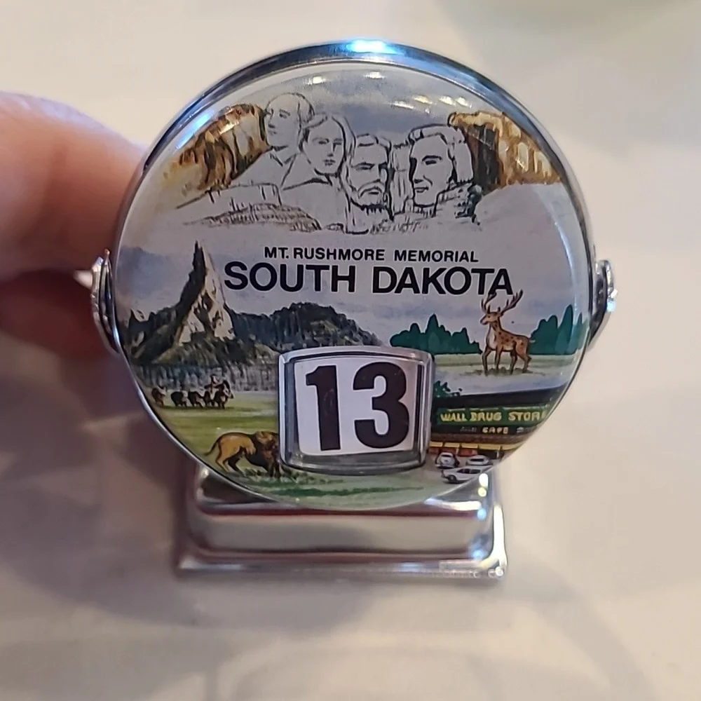 Vintage South Dakota Perpetual Calendar New in Box